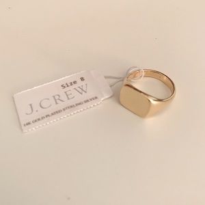 14K gold plated sterling silver ring